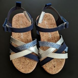 Toddler size 6 Navy sandals